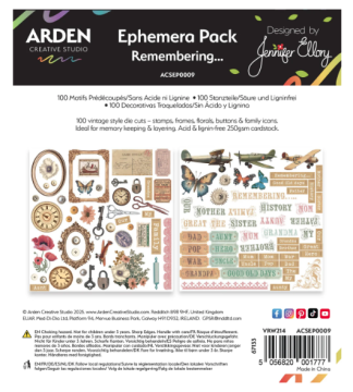 Remembering Ephemera, 100 die-cuts